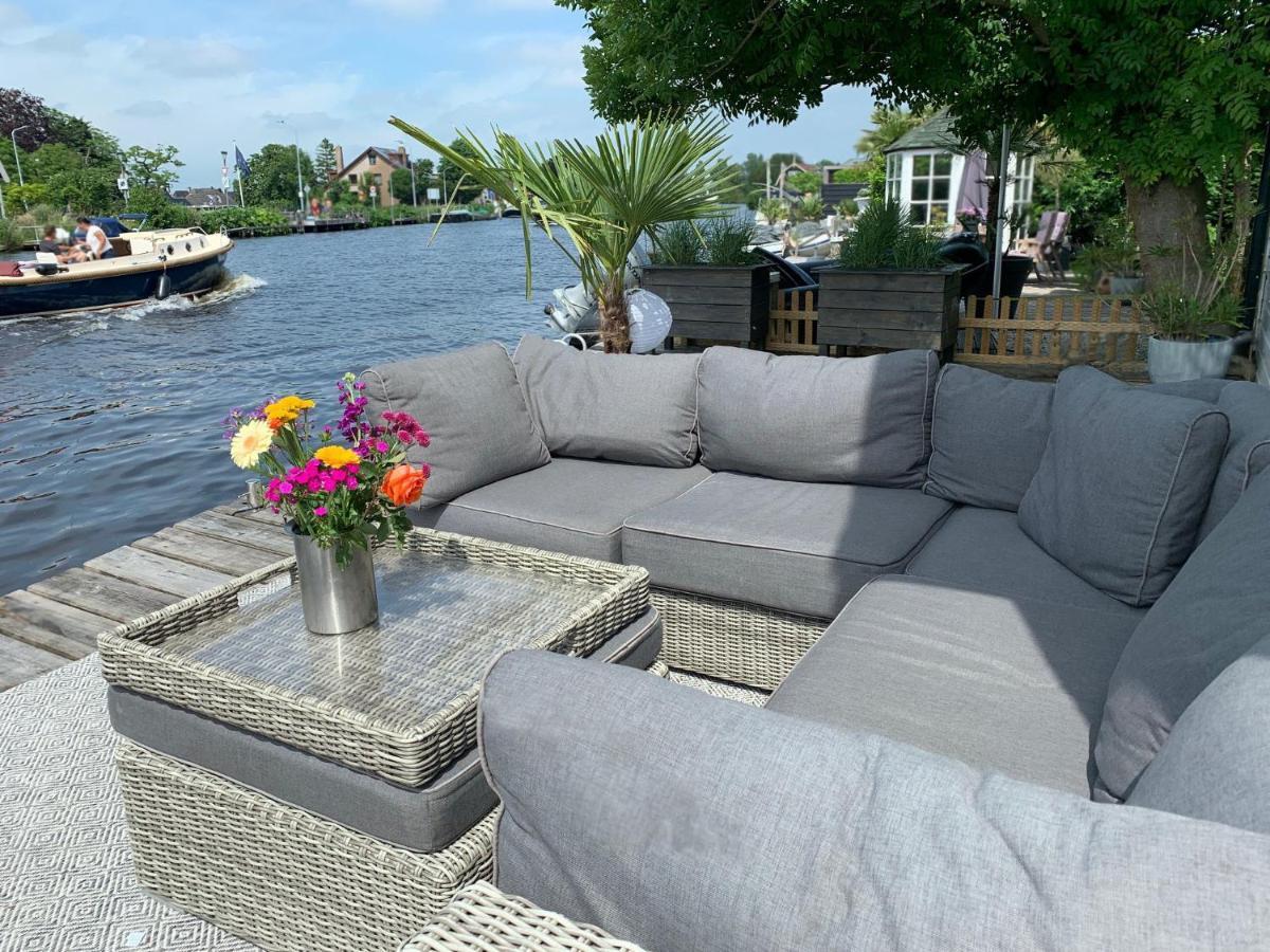 Holiday Home At The Water, Fire Place, Boat And Sup Rent, Near Amsterdam Aalsmeer Exterior photo